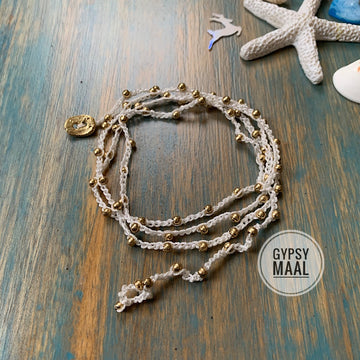 Beads Wrap Band (white)